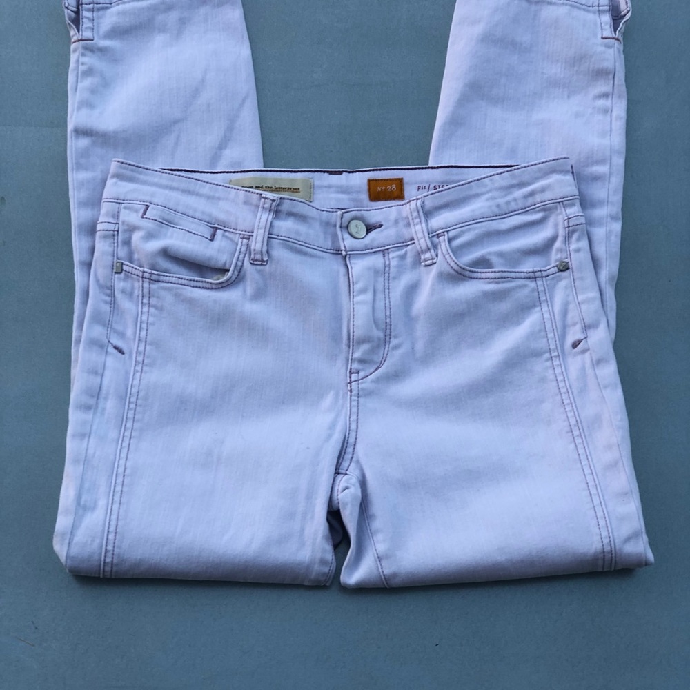 Anthropology Pilcro & the Letterpress Purple Jeans